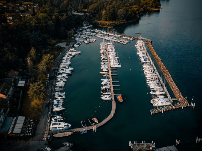vue du port d'Yvoire